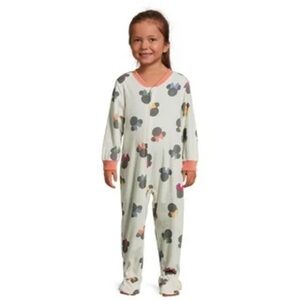 Disney junior baby girls Minnie Mouse footed pajamas